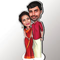 Couplen Caricature Cutout-Mdf 2d miniatures [Order USING Whatsapp]